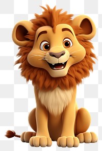 PNG Cartoon mammal animal lion. 