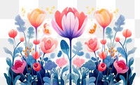 PNG Flower pattern blossom nature transparent background