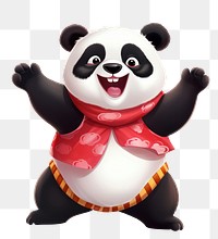 PNG Mammal panda bear representation. AI generated Image by rawpixel.