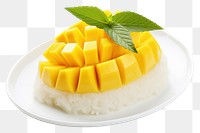 PNG Mango dessert fruit plant. AI generated Image by rawpixel.