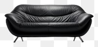 PNG Furniture armchair black sofa. AI generated Image by rawpixel.