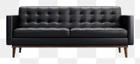 PNG Furniture chair black sofa. 