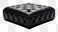 PNG Furniture ottoman simplicity relaxation. AI generated Image by rawpixel.