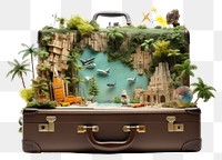 PNG Suitcase luggage travel bag. AI generated Image by rawpixel.