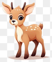 PNG Animal mammal cute deer. AI generated Image by rawpixel.