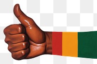 PNG Hand finger patriotism gesturing. 