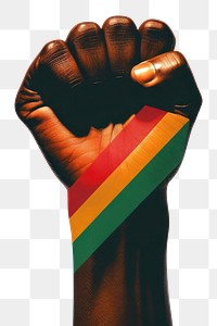 PNG Hand fist patriotism clothing. AI generated Image by rawpixel.