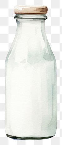 PNG Bottle milk glass drink. 