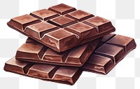 PNG Chocolate confectionery dessert food. AI generated Image by rawpixel.