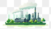 PNG Architecture factory technology pollution. AI generated Image by rawpixel.