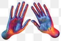 PNG Pattern purple hand art
