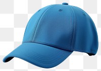 PNG Cap transparent background baseball cap turquoise. 