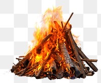 PNG Bonfire destruction fireplace firewood