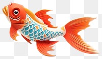 PNG Goldfish animal pomacentridae underwater. AI generated Image by rawpixel.