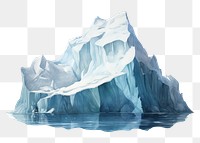 Iceberg nature mountain floating.