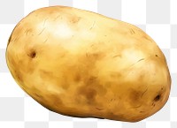PNG Vegetable potato plant food, digital paint illustration. AI generated image