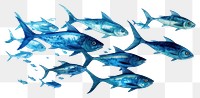 PNG Fish animal white background underwater, digital paint illustration.