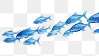 PNG Fish animal nature water, digital paint illustration. AI generated image