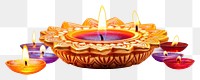PNG Candle diwali illuminated transparent background