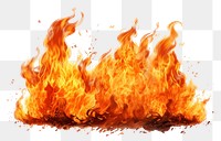 PNG Bonfire destruction explosion fireplace. AI generated Image by rawpixel.