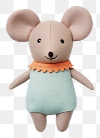 PNG Toy cartoon plush mouse. 