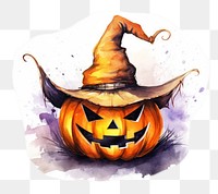 PNG Halloween anthropomorphic jack-o'-lantern representation. 