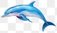 PNG Dolphin animal mammal underwater. 