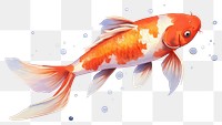 PNG Goldfish animal carp koi. AI generated Image by rawpixel.