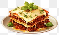PNG Dessert lasagna food meal. AI generated Image by rawpixel.
