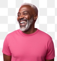 PNG Laughing t-shirt adult smile. AI generated Image by rawpixel.