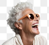 PNG Sunglasses laughing portrait adult. 