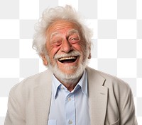 PNG Laughing adult smile retirement. 