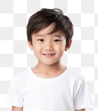 PNG Portrait t-shirt smiling child. AI generated Image by rawpixel.