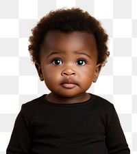 PNG Portrait baby photography hairstyle. 