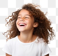 PNG Laughing smile child dreadlocks. 