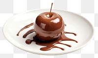 PNG Chocolate plate dessert food. AI generated Image by rawpixel.