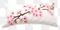 PNG Blossom pillow cushion flower. AI generated Image by rawpixel.