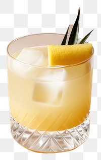 PNG Pineapple cocktail lemonade drink. AI generated Image by rawpixel.