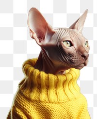 PNG Sweater animal mammal yellow. 