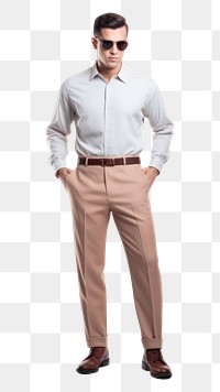 PNG Shirt adult pants accessories. AI generated Image by rawpixel.