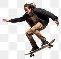 PNG Skateboard footwear skating adult. AI generated Image by rawpixel.