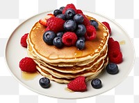 PNG Blueberry pancake fruit plate. 