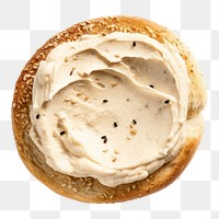 PNG Bagel dessert bread cream. 