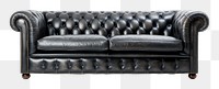 PNG Furniture leather chair black. AI generated Image by rawpixel.
