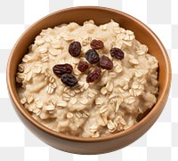 PNG Breakfast oatmeal food bowl. 