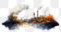 PNG Pollution architecture outdoors factory. AI generated Image by rawpixel.