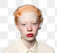 PNG Portrait lipstick photo individuality. AI generated Image by rawpixel.