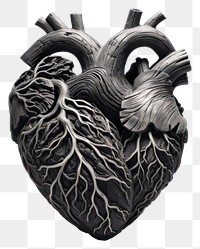 PNG Heart creativity monochrome pottery. 