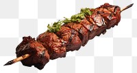 PNG Meat grilling kebab food. AI generated Image by rawpixel.
