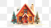 PNG Christmas architecture decoration building. AI generated Image by rawpixel.
